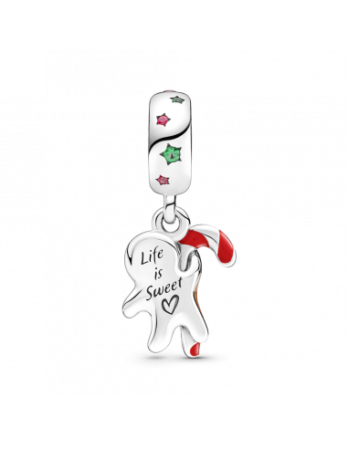 Charm Colgante en plata de ley Hombre de Jengibre