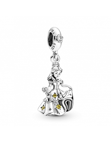 Charm Colgante en plata de ley Bella Bailarina de La Bella y la Bestia de Disney