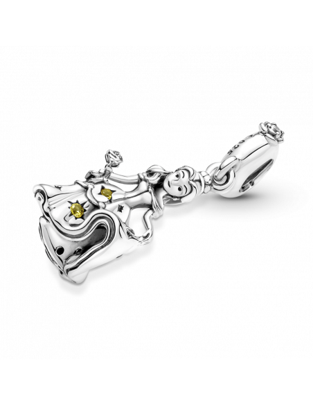 Charm Colgante en plata de ley Bella Bailarina de La Bella y la Bestia de Disney