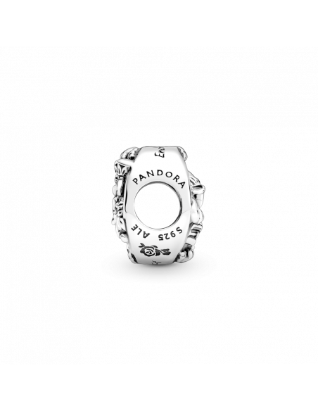 Charm en plata de ley La Bella y la Bestia de Disney