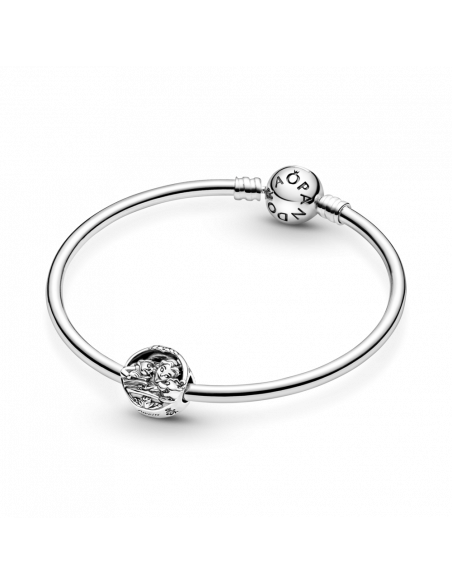 Charm en plata de ley La Bella y la Bestia de Disney