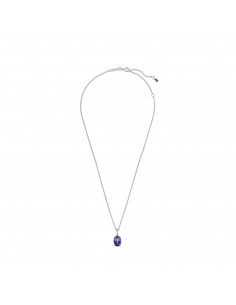 Collar en plata de ley Halo Brillante 2