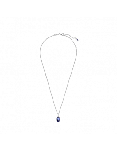 Collar en plata de ley Halo Brillante