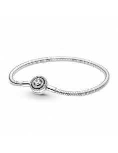 Pulsera en plata de ley Pandora Moments Cadena de...
