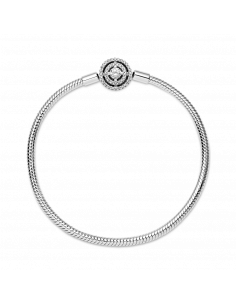 Pulsera en plata de ley Pandora Moments Cadena de... 2