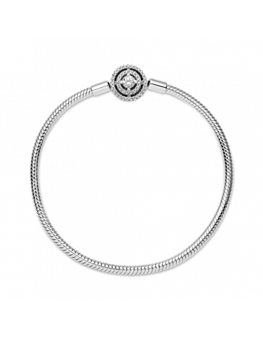 Pulsera en plata de ley Pandora Moments Cadena...