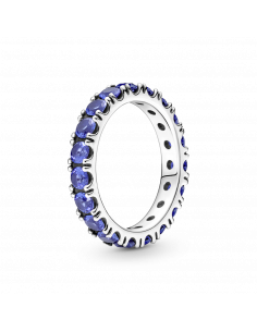 Anillo en plata de ley Eternity Brillante