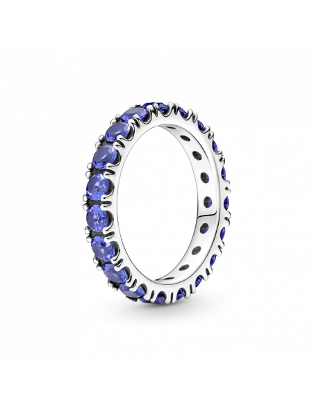 Anillo en plata de ley Eternity Brillante