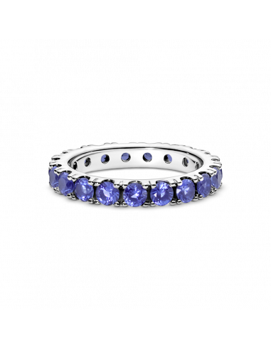 Anillo en plata de ley Eternity Brillante