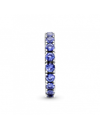 Anillo en plata de ley Eternity Brillante
