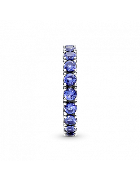 Anillo en plata de ley Eternity Brillante
