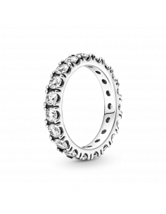 Anillo en plata de ley Eternity Brillante