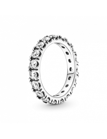 Anillo en plata de ley Eternity Brillante