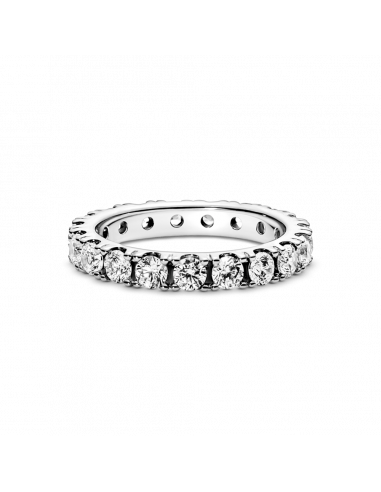 Anillo en plata de ley Eternity Brillante