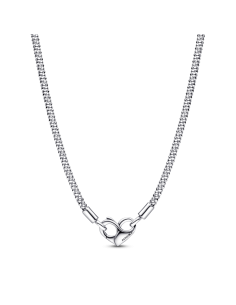 Collar Pandora Moments en plata de ley Cadena con Tachuelas