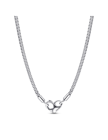 Collar Pandora Moments en plata de ley Cadena con Tachuelas