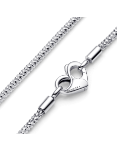 Collar Pandora Moments en plata de ley Cadena con Tachuelas 2