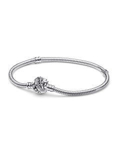 Pulsera Pandora Moments en plata de ley Cadena de...