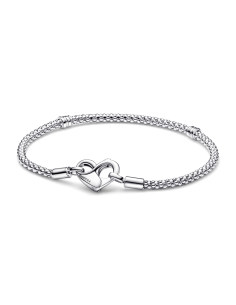 Pulsera Pandora Moments en plata de ley Cadena con Tachuelas