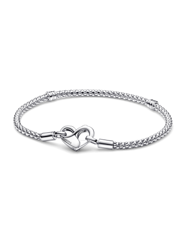 Pulsera Pandora Moments en plata de ley Cadena con Tachuelas