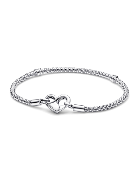 Pulsera Pandora Moments en plata de ley Cadena con Tachuelas