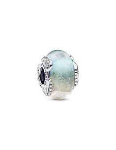 Charm de Cristal de Murano Multicolor en plata de ley &...