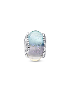 Charm de Cristal de Murano Multicolor en plata de ley &... 2