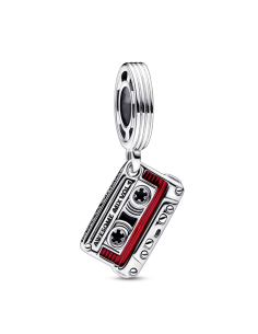 Charm Colgante en plata de ley Cinta de Cassette...