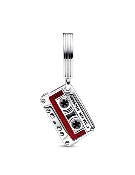 Charm Colgante en plata de ley Cinta de Cassette Guardianes de la Galaxia de Marvel