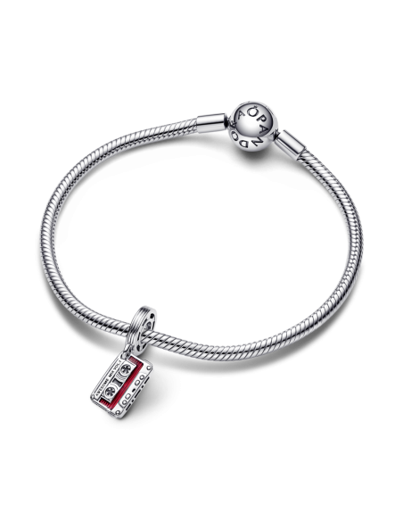 Charm Colgante en plata de ley Cinta de Cassette Guardianes de la Galaxia de Marvel