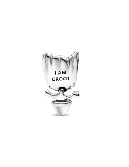 Charm en plata de ley Baby Groot  Bailarín Guardianes de La Galaxia de Marvel