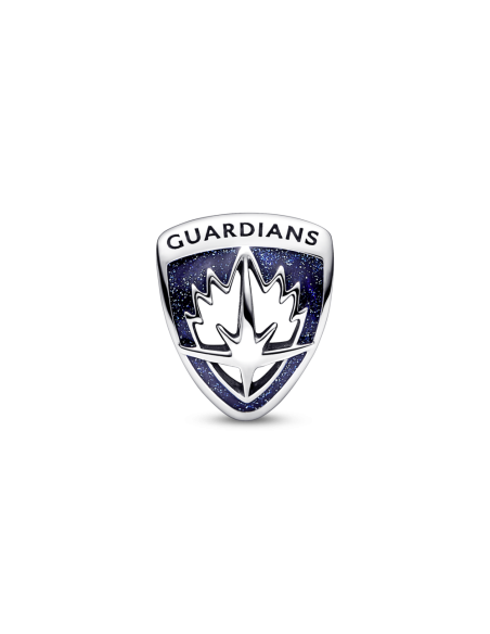 Charm en plata de ley Emblema Rocket Raccoon & Groot Guardianes de la Galaxia de Marvel