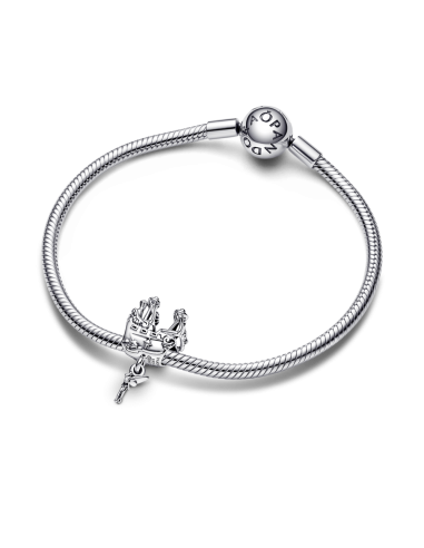 Charm en plata de ley Campanilla & Barco Pirata...