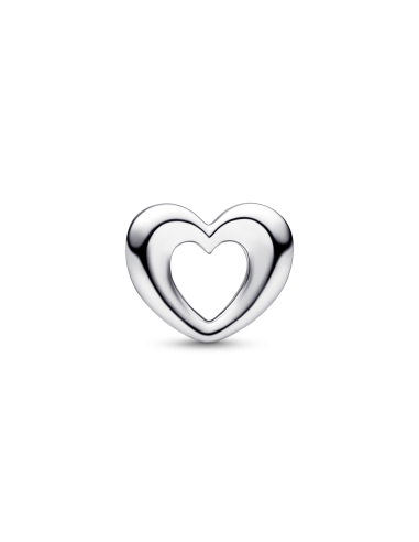 Charm en plata de ley  Corazón Abierto Radiante
