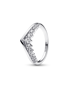 Anillo en plata de ley Deseo Pavé Flotante