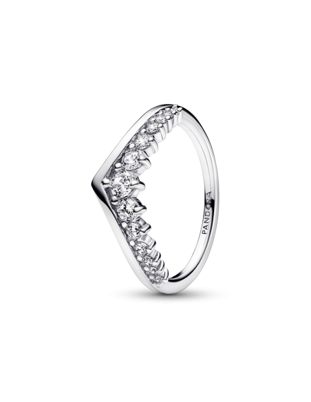 Anillo en plata de ley Deseo Pavé Flotante