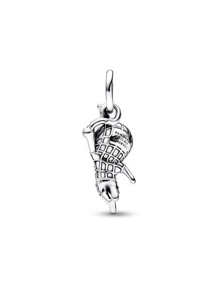 Colgante en plata de ley  Spider-Man de Marvel en Pavé