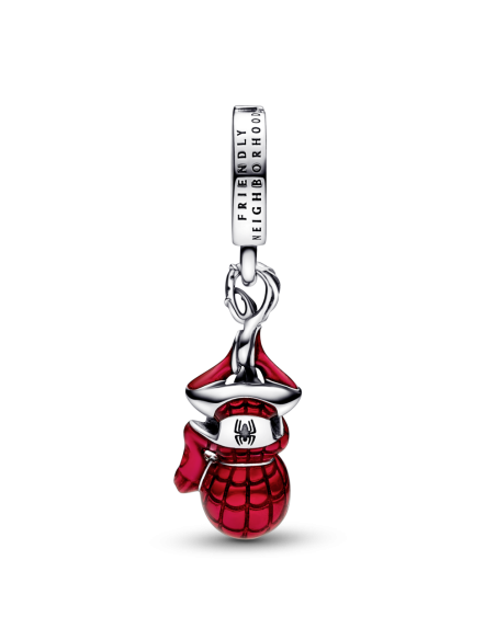 Charm colgante en plata de ley Spider-Man Colgado de Marvel