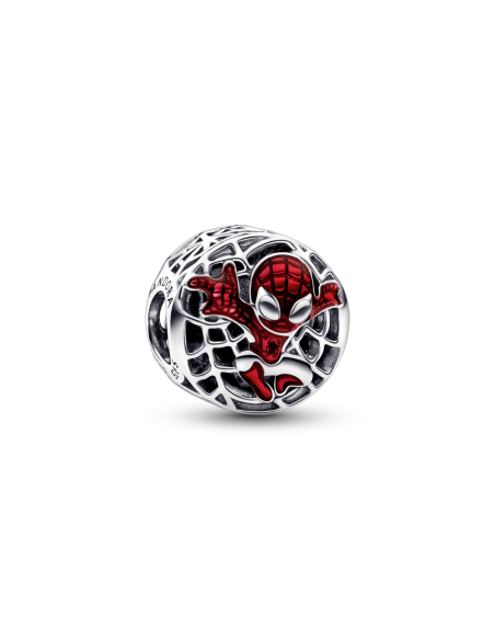 Charm en plata de ley Ciudad Desde Arriba Spider-Man de Marvel