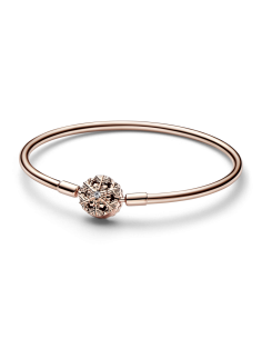 Pulsera Pandora Moments con un recubrimiento en oro rosa... 2