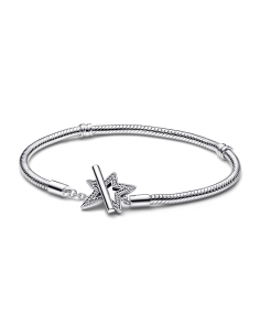 Pulsera Pandora Moments en plata de ley Cadena de...