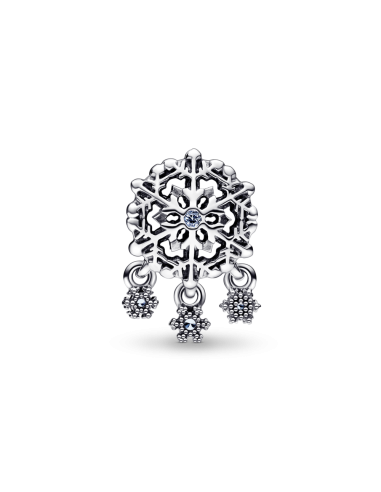 Charm en plata de ley Gota de Copo de Nieve