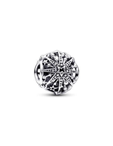 Charm en plata de ley Copo de Nieve Celestial