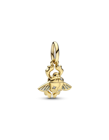 Charm Colgante con un recubrimiento en oro de 14k Escarabajo Aladdín de Disney