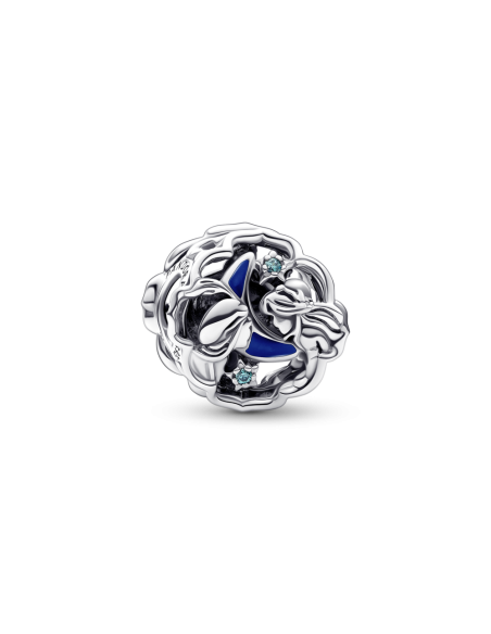 Charm en plata de ley Aladdín, Princesa Jasmine  y Genio que Brilla en la Oscuridad de Disney