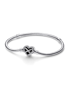 Pulsera Pandora Moments en plata de ley Cadena de...