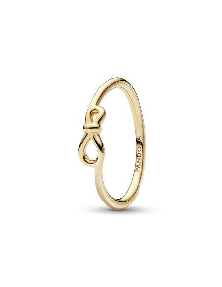 Anillo con un recubrimiento en oro de 14k Nudo Infinito