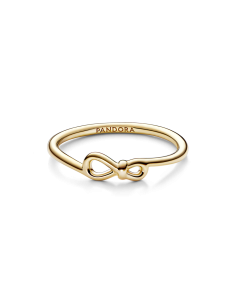 Anillo con un recubrimiento en oro de 14k Nudo Infinito 2