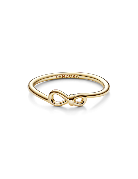 Anillo con un recubrimiento en oro de 14k Nudo Infinito