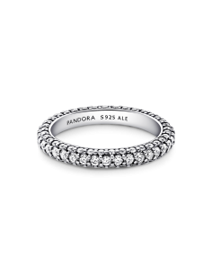 Anillo en plata de ley Fila en Pavé 2